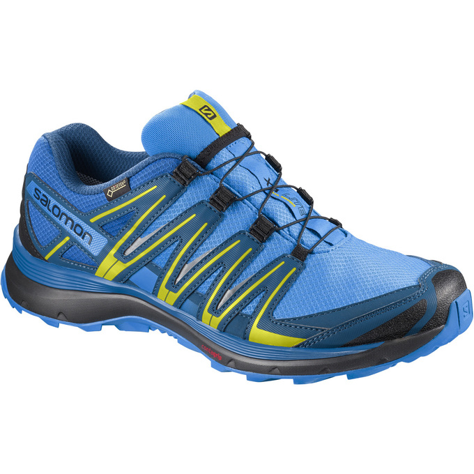 Chaussures De Trail Running Salomon Homme Bleu - Salomon XA LITE GTX® - France (9374-DNPVB)